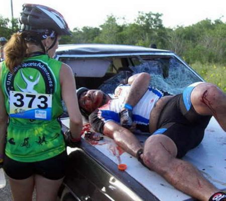 Accidente de ciclista